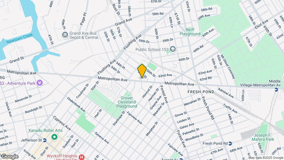 5501 Metropolitan Ave Mapa y Detalles de la Ubicación