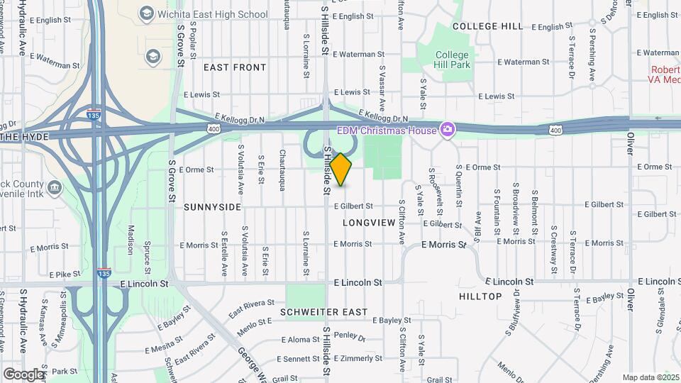 637 S Holyoke St Map and Location Details