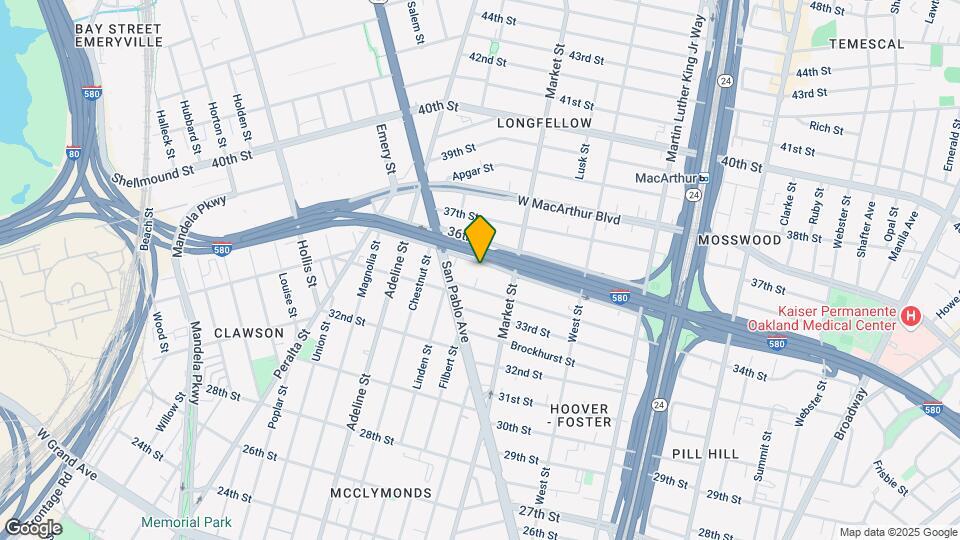 949 35th St Map and Location Details