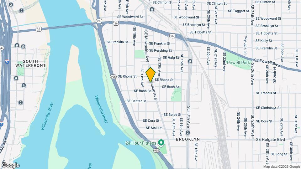 3757 SE Milwaukie Ave, Unit 4 Map and Location Details