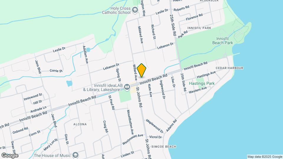 912 Innisfil Beach Rd Map and Location Details