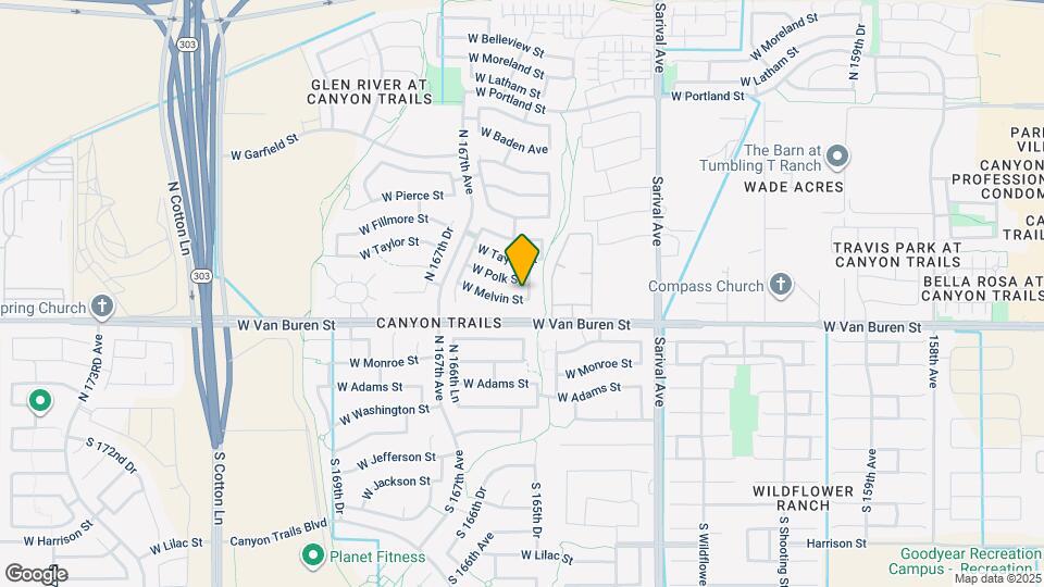 16564 W Melvin St Map and Location Details