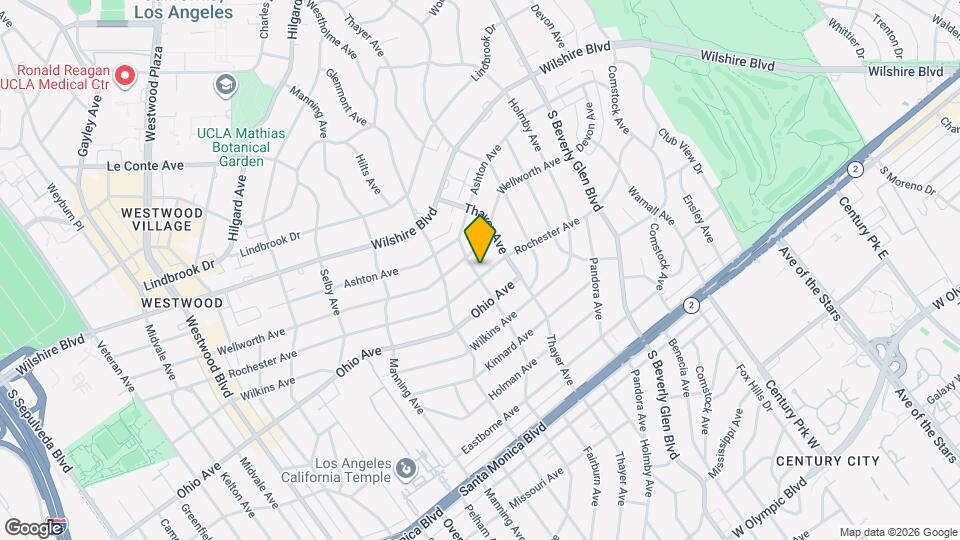 10537 Rochester Ave Map and Location Details