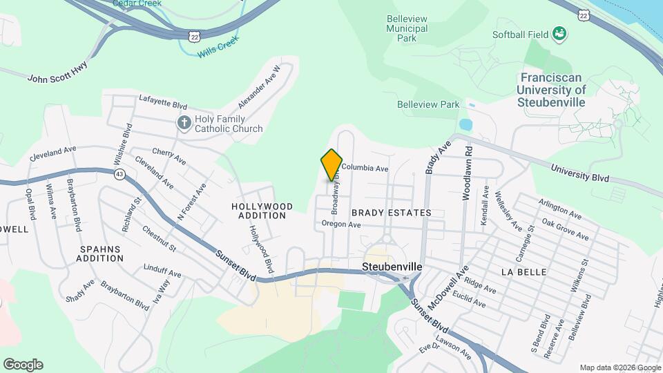 815 Broadway Blvd Map and Location Details