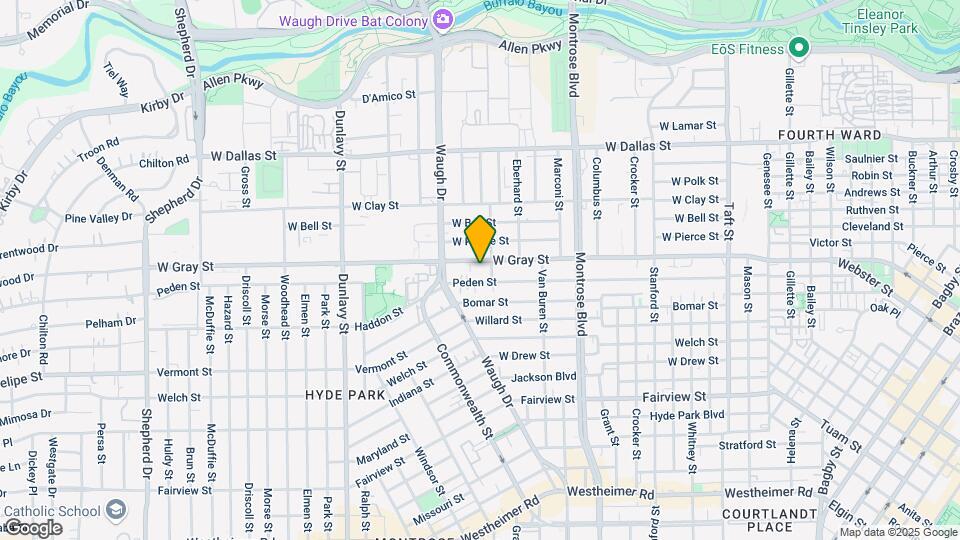 1313 W Gray St Mapa y Detalles de la Ubicación