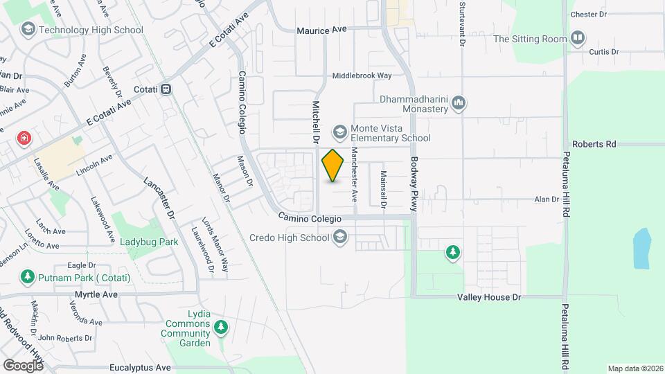 1412 Muir Pl Map and Location Details