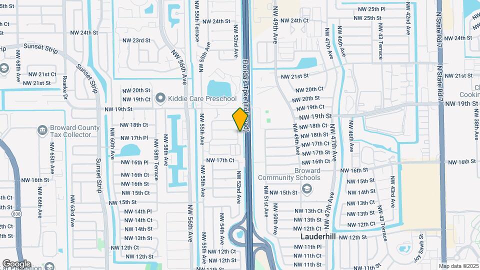 1808 NW 52nd Ave Map and Location Details