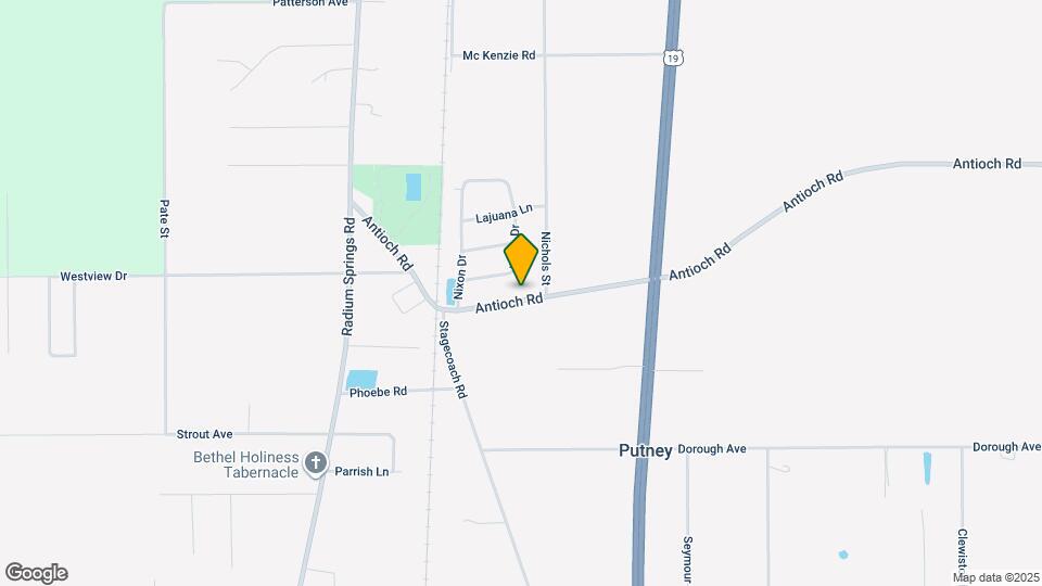 1215 Antioch Rd Map and Location Details