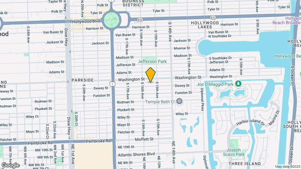 1523 Dewey St Map and Location Details
