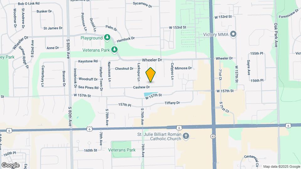 7526 Cashew Dr Map and Location Details