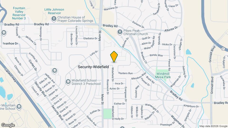 416 Pecos Dr Map and Location Details