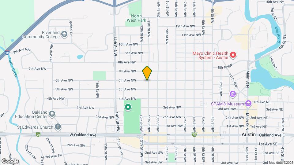 609 11th St NW Map and Location Details