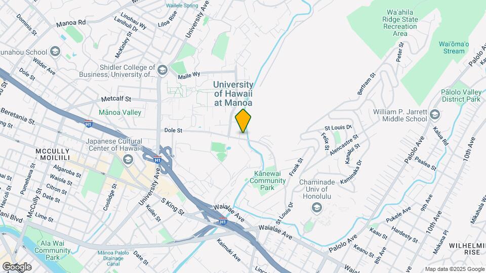 Hale Haukani - UH Manoa Graduate & Faculty Housing Map and Location Details