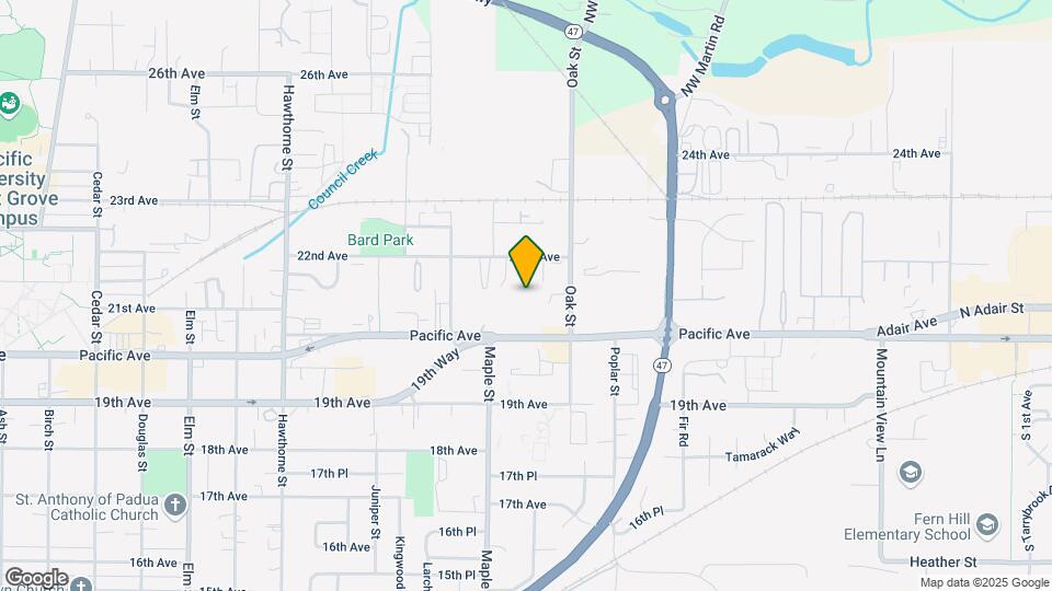 Forest Grove Apartments Map and Location Details