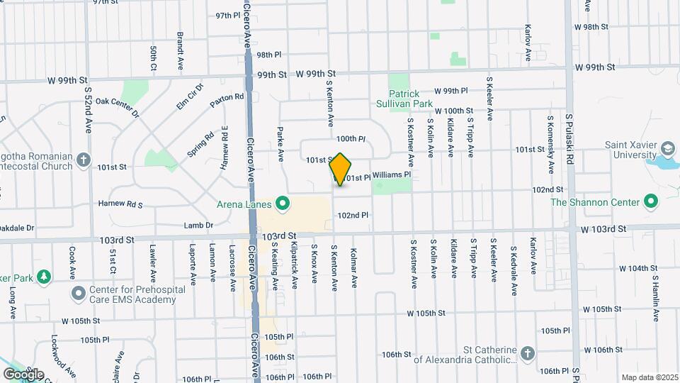 4532 W 102nd St Map and Location Details