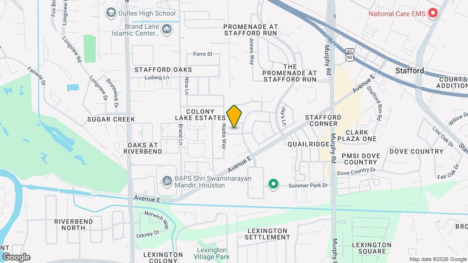 814 Robins Way Map and Location Details