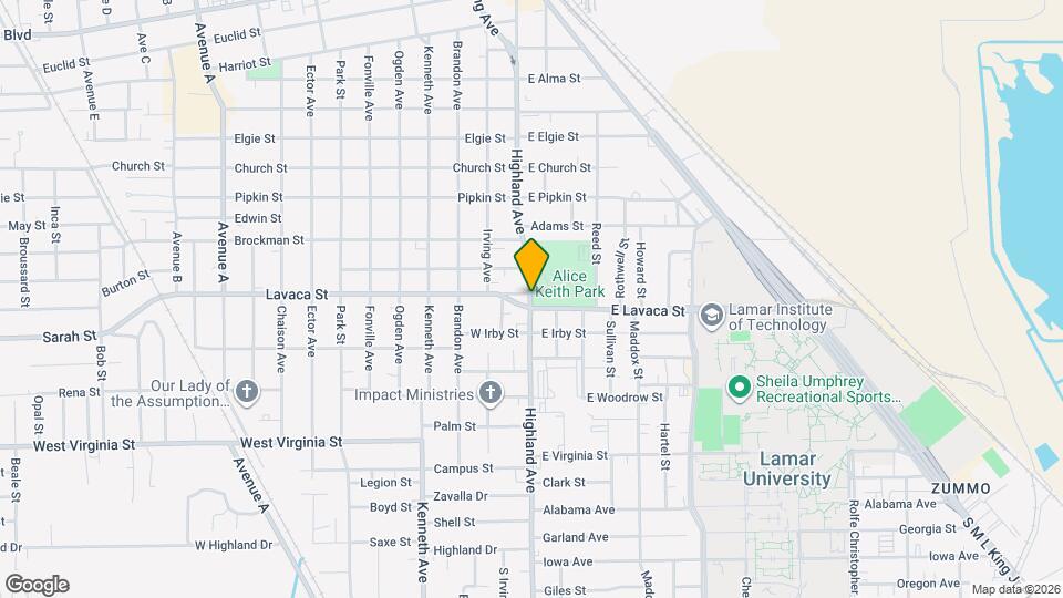 4125 Highland Ave Map and Location Details