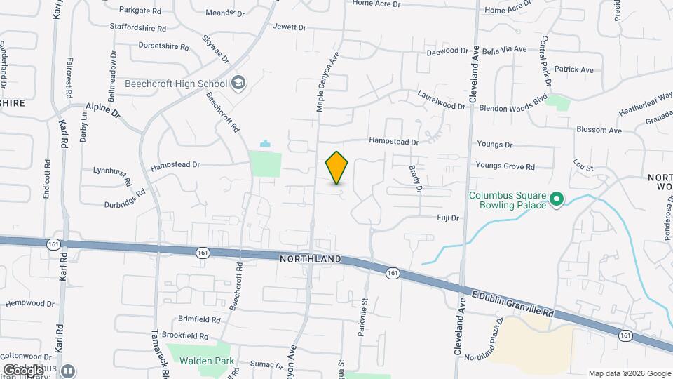 2250 Webster Canyon Ct, Unit 262 Map and Location Details