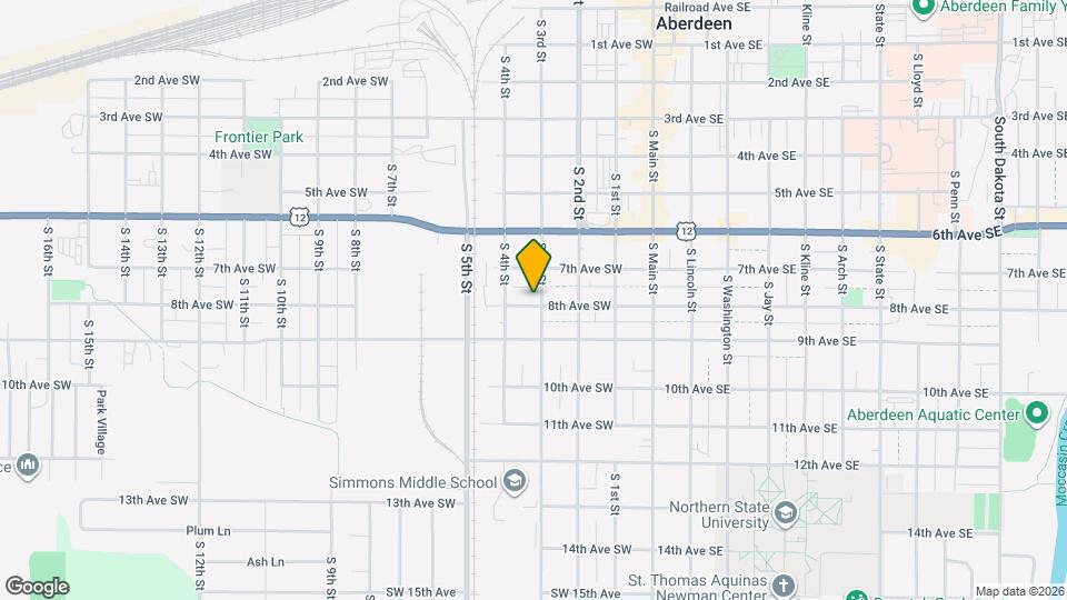 724 S 3rd St Map and Location Details