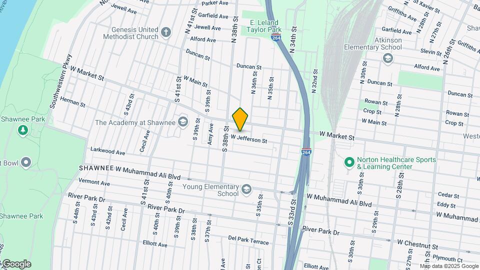 3615 W Jefferson St Map and Location Details