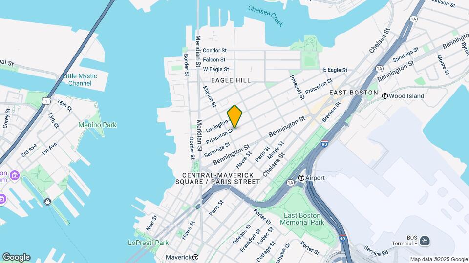 89 Princeton St, Unit 1 Mapa y Detalles de la Ubicación