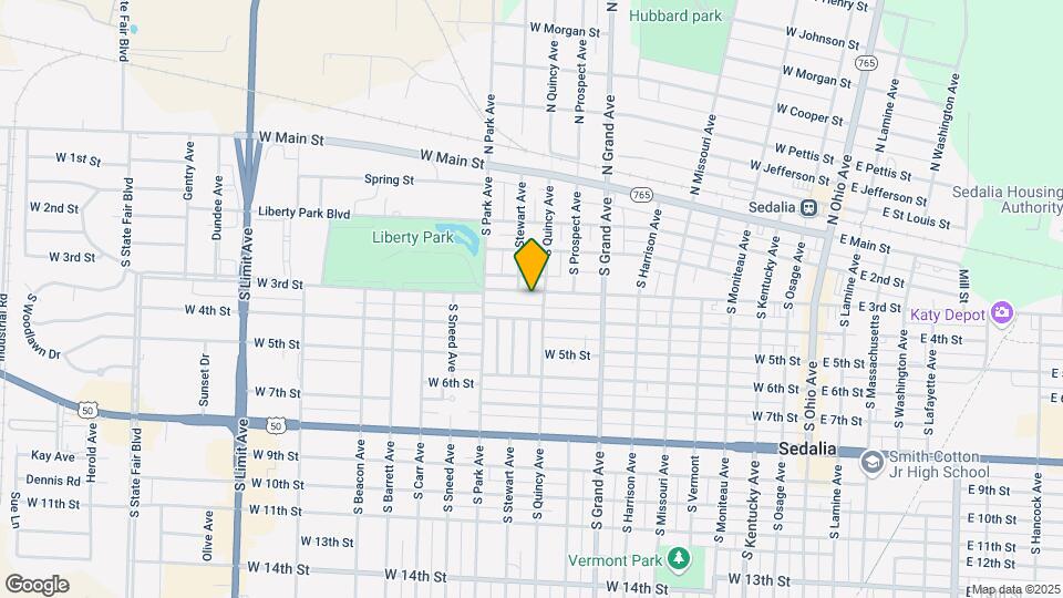 1005 W 3rd St Map and Location Details