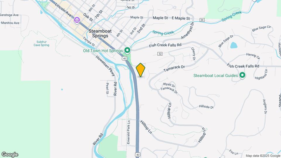 336 Old Fish Creek Falls Rd Map and Location Details