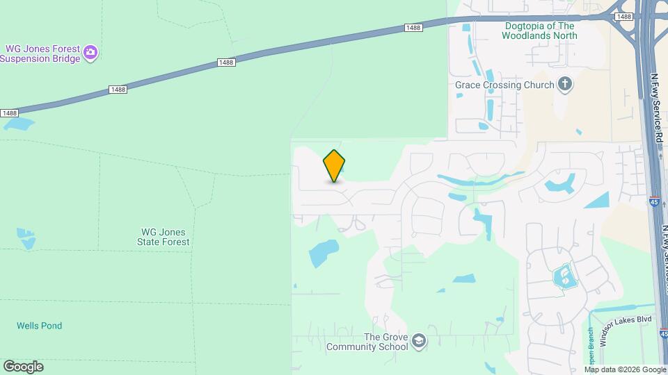 2375 Woodland Prairie Ln Map and Location Details