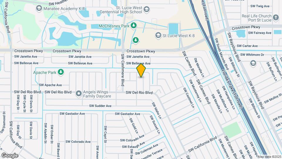 1732 SW Alegre St Map and Location Details