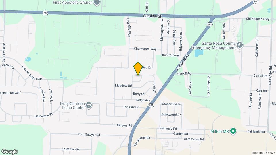 4417 Oak Ln Map and Location Details