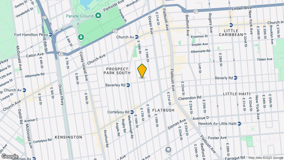 258 E 18th St Map and Location Details