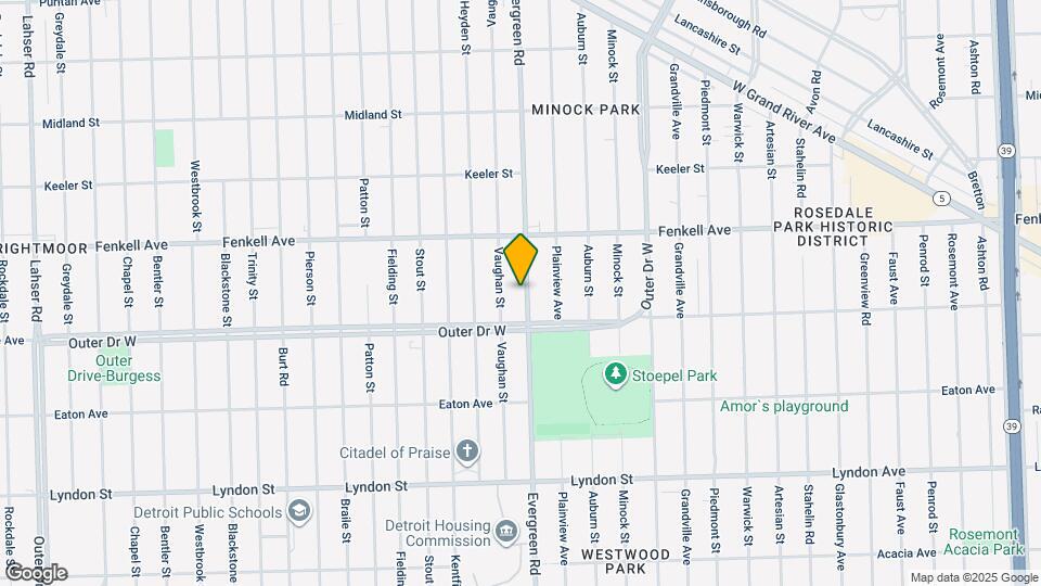 15059 Evergreen Rd Map and Location Details