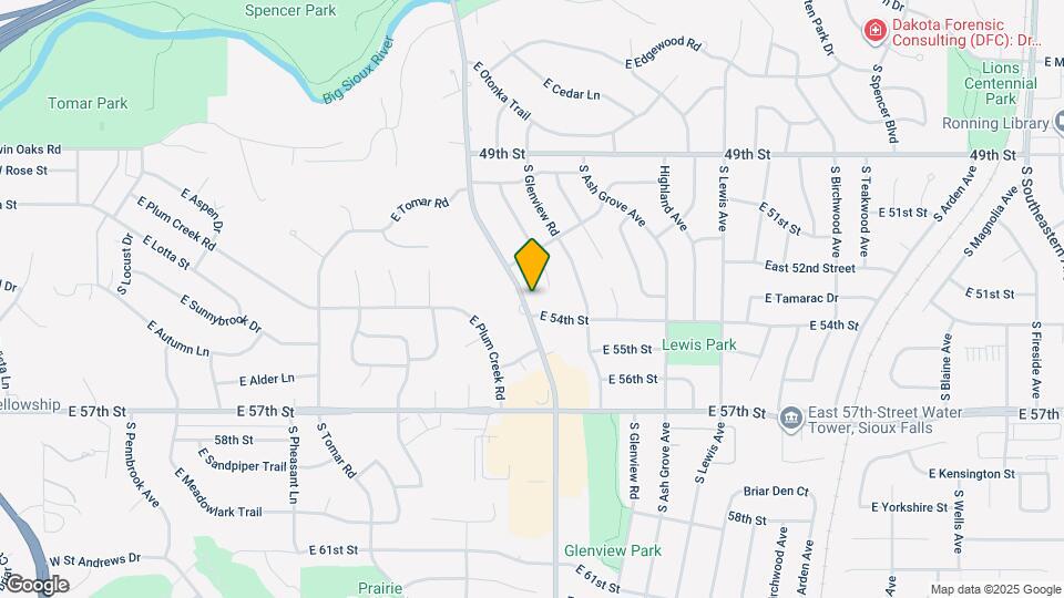 4504 S Cliff Ave Map and Location Details