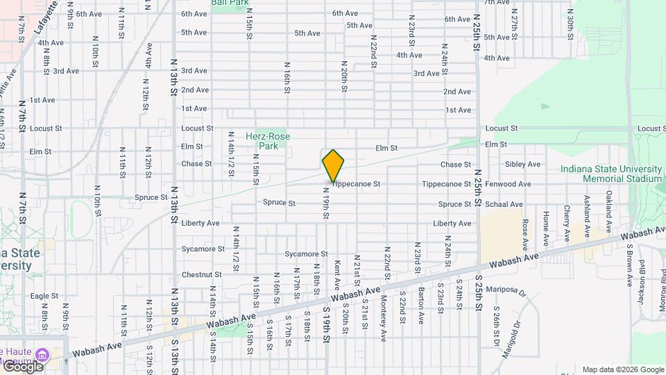 1919 Tippecanoe St Map and Location Details