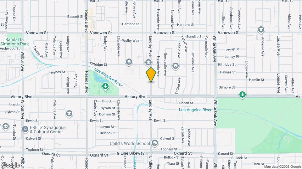 6440 Lindley Ave Map and Location Details