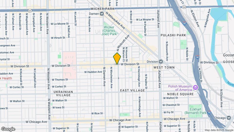 1901-1903 W Division St Map and Location Details