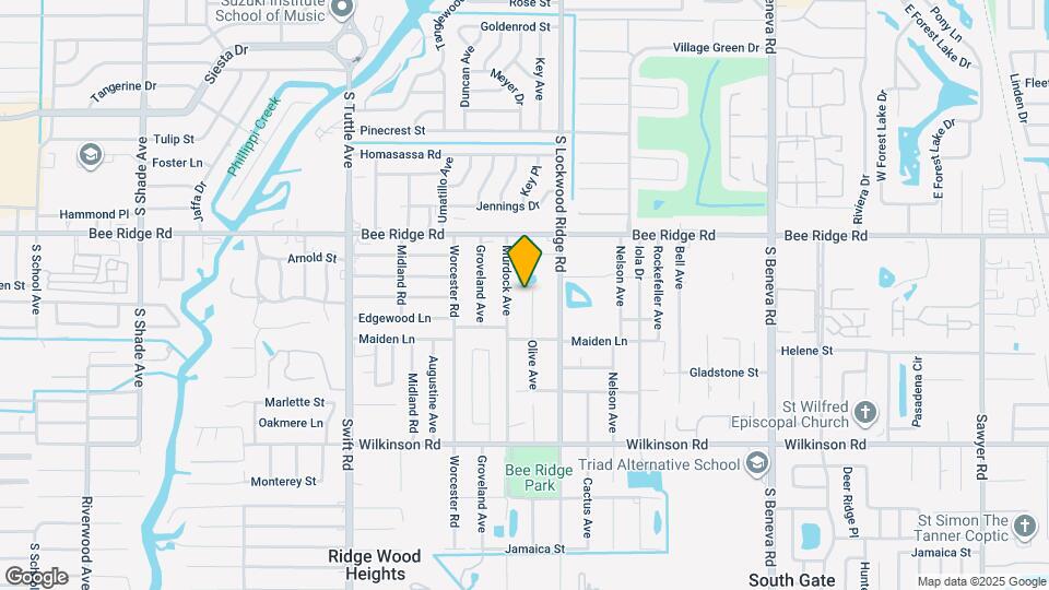 4018 Olive Ave Map and Location Details