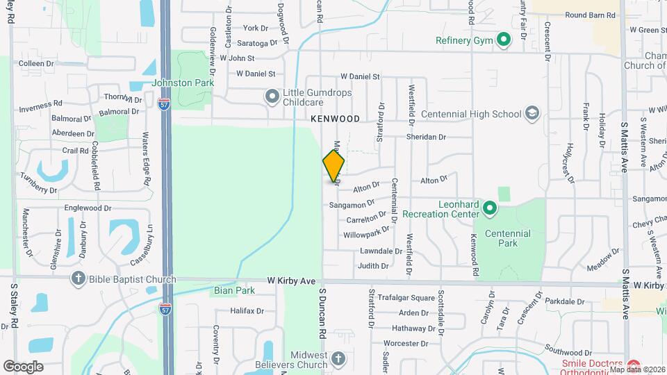 1207 Maplepark Dr Map and Location Details