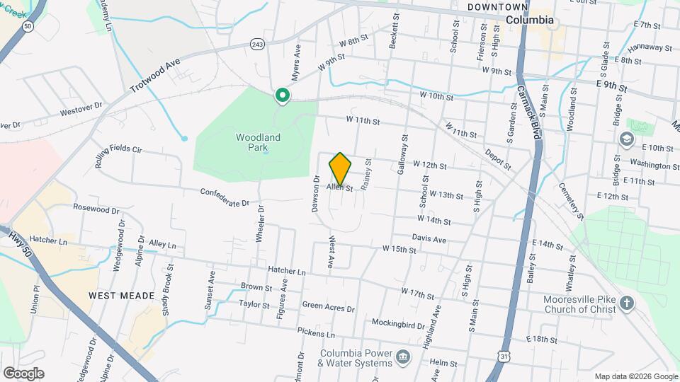 204 Gaither St Mapa y Detalles de la Ubicación