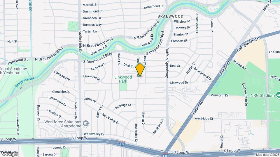 8819 Timberside Dr Map and Location Details