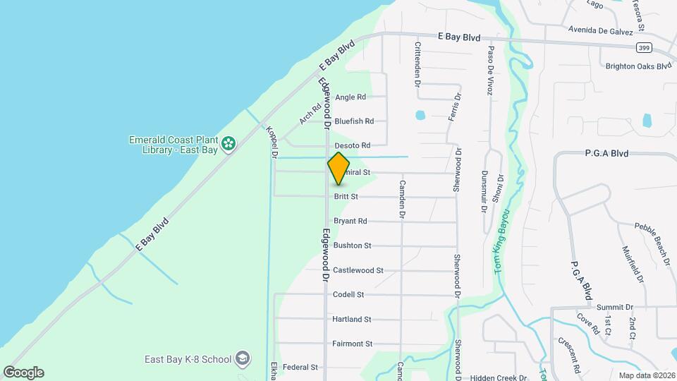 6598 Britt St Map and Location Details