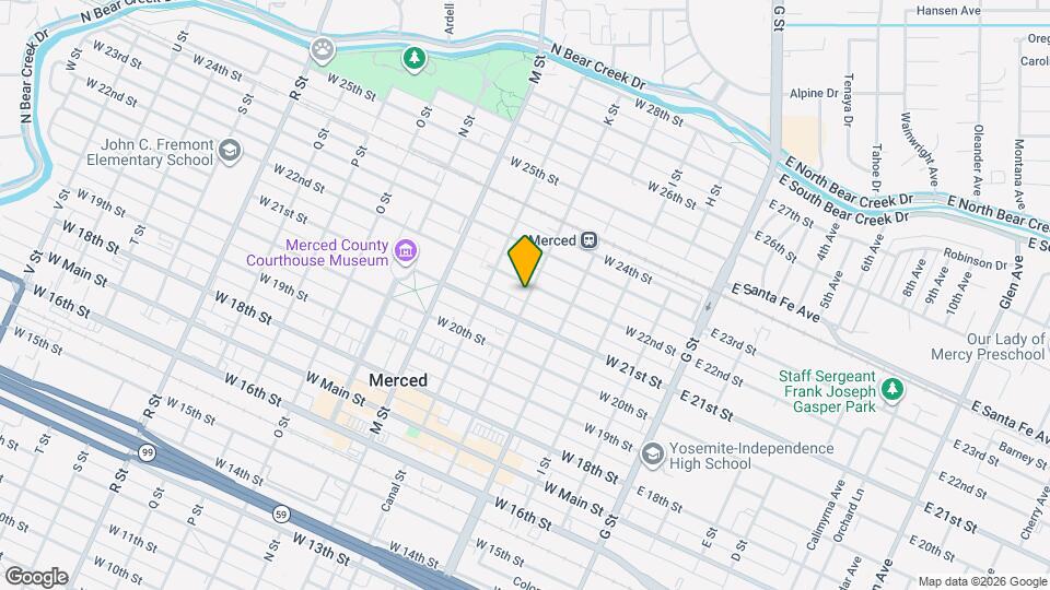 2128 K St Map and Location Details