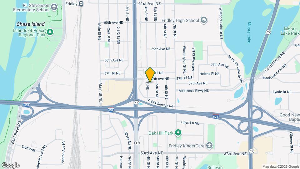 5641 4th St NE Map and Location Details