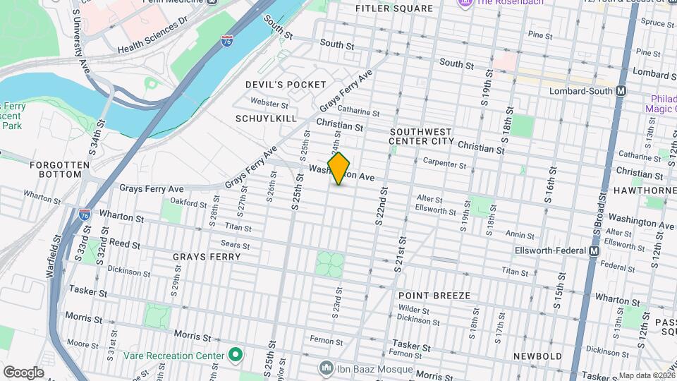 2329 Ellsworth St Mapa y Detalles de la Ubicación