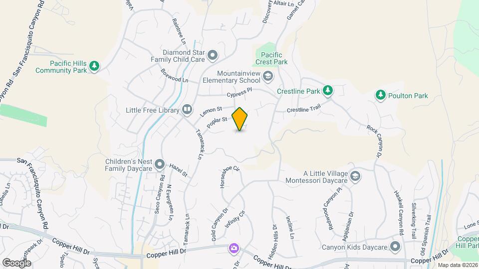 28704 Persimmon Ln, Unit 2A Map and Location Details