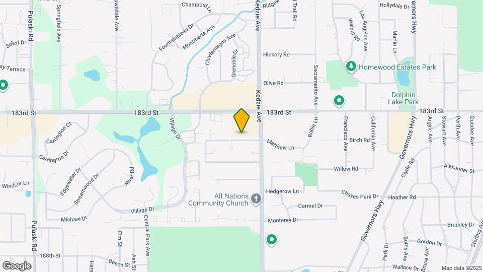 3212 W 184th St Map and Location Details