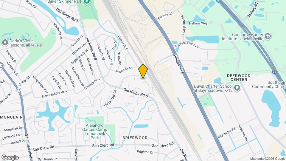 8124 San Jose Manor Dr E Map and Location Details