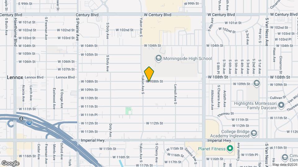 3536 W 108th St Map and Location Details