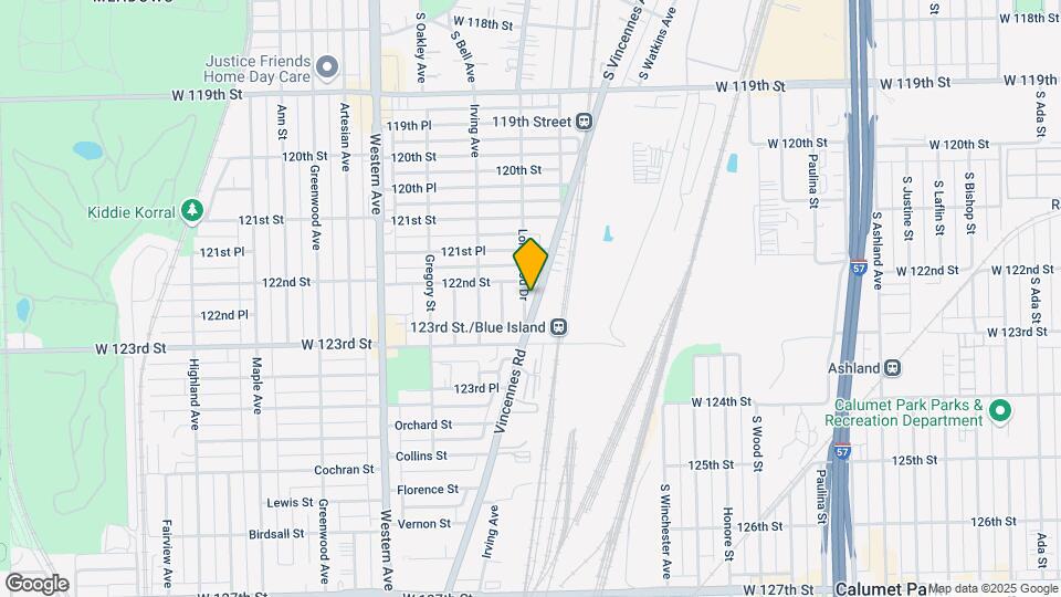12217 S Longwood Dr Map and Location Details