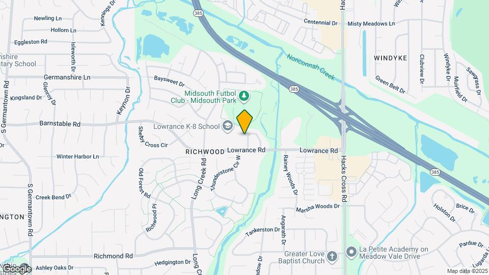 4127 Lake Cross Dr W Map and Location Details